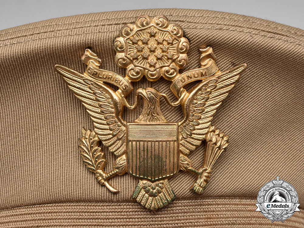 united_states._two_united_states_army_officer's_visor_caps,_c.1944_c18-049771