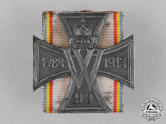 mecklenburg-_schwerin,_grand_duchy._a_cross_for_the125_th_anniversary_of90_th_fusiliers_regiment_of_kaiser_wilhelm_c18-049855