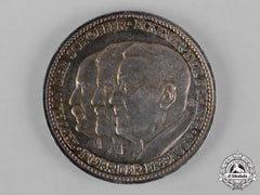 Germany, Weimar. A 1929 Medallion For The First Global Circumnavigation Of A Zeppelin Airship, C.1929