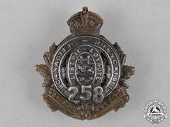 Canada. A 258Th Infantry Battalion Officer's Cap Badge