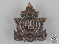 Canada. A 99Th Infantry Battalion "Essex Battalion" Officer's Cap Badge