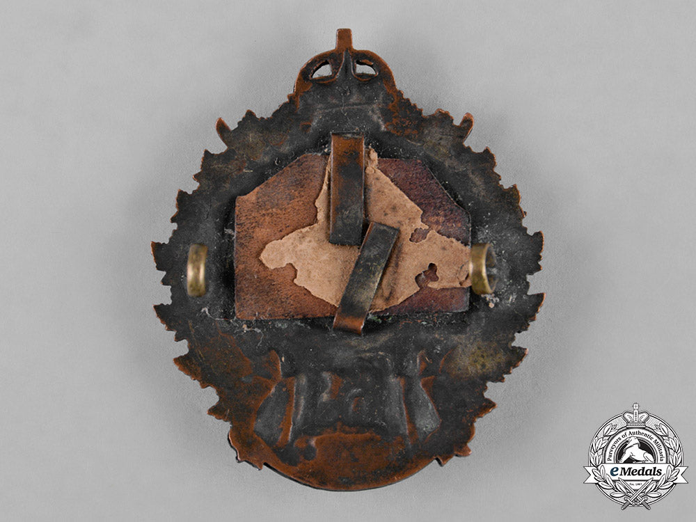 canada._a163_rd_infantry_battalion"_canadiens_francais"_officer's_cap_badge,_c.1915_c18-049984