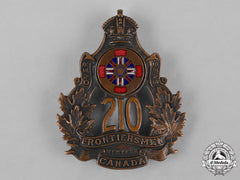 Canada. A Pre First War Queen's Own Rifles Of Canada Officer's Cap Badge