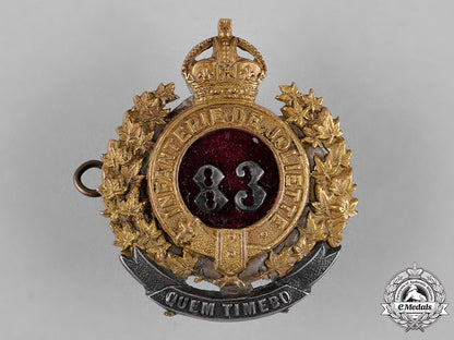 canada._an83_rd_joliette_regiment(_le_régiment_de_joliette)_officer's_cap_badge,_c.1914_c18-050091