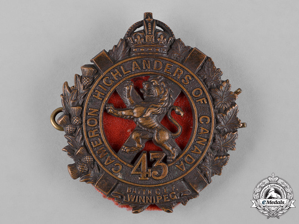 canada._first_war43_rd_infantry_battalion"_cameron_highlanders"_glengarry_badge_c18-050142