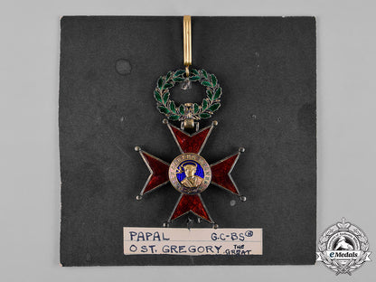 vatican,_papal_states._an_equestrian_order_of_st.gregory_the_great,_grand_cross_badge,_c.1880_c18-050461