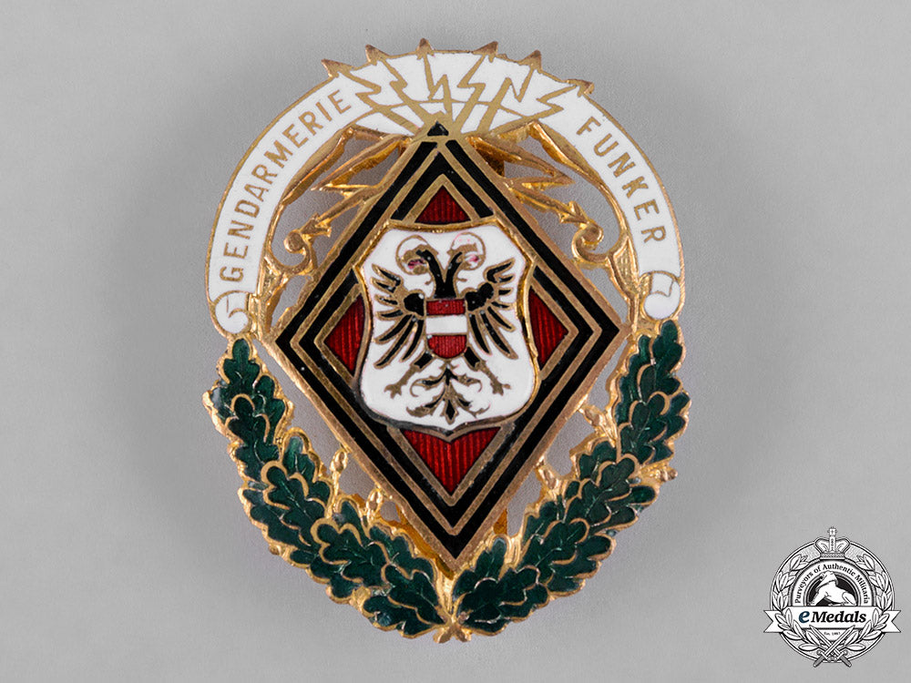 austria,_i_republic._a_gendarmerie_radio_operator’s_badge,_by_l._klein,_c.1923_c18-050462