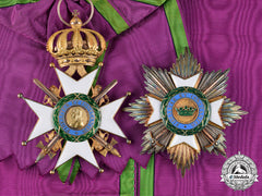Saxe-Ernestine, Duchy. A House Order In Gold, Grand Cross With Swords, C.1900