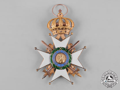 saxe-_ernestine,_duchy._a_house_order_in_gold,_grand_cross_with_swords,_c.1900_c18-050562