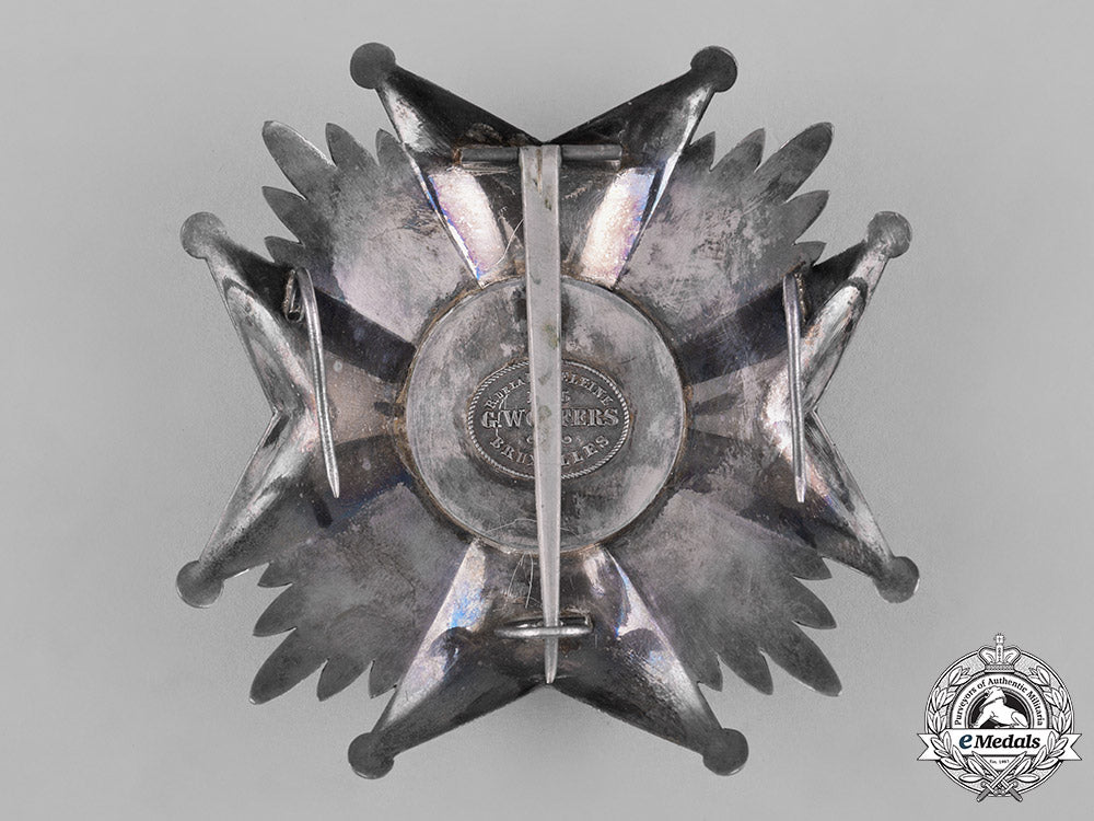 belgium,_kingdom._an_order_of_leopold,_ii_class_grand_officer's_star,_by_g._wolfers,_c.1900_c18-050617