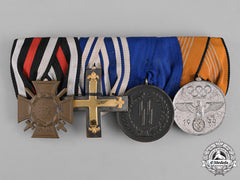 Germany, Third Reich. An Ss Long Service Medal Bar