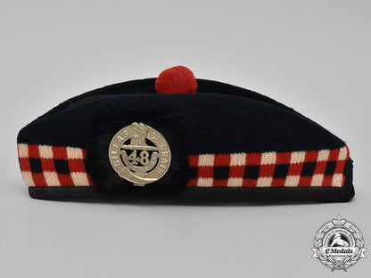 canada._a48_th_highlanders_of_canada_glengarry_cap,_c.1944_c18-051007