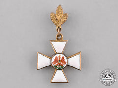 Prussia, Kingdom. A Miniature Order Of The Red Eagle, Iii Class With Oak Leaf, C.1900