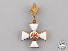 Prussia, Kingdom. A Miniature Order Of The Red Eagle, Iii Class With Oak Leaf, C.1900