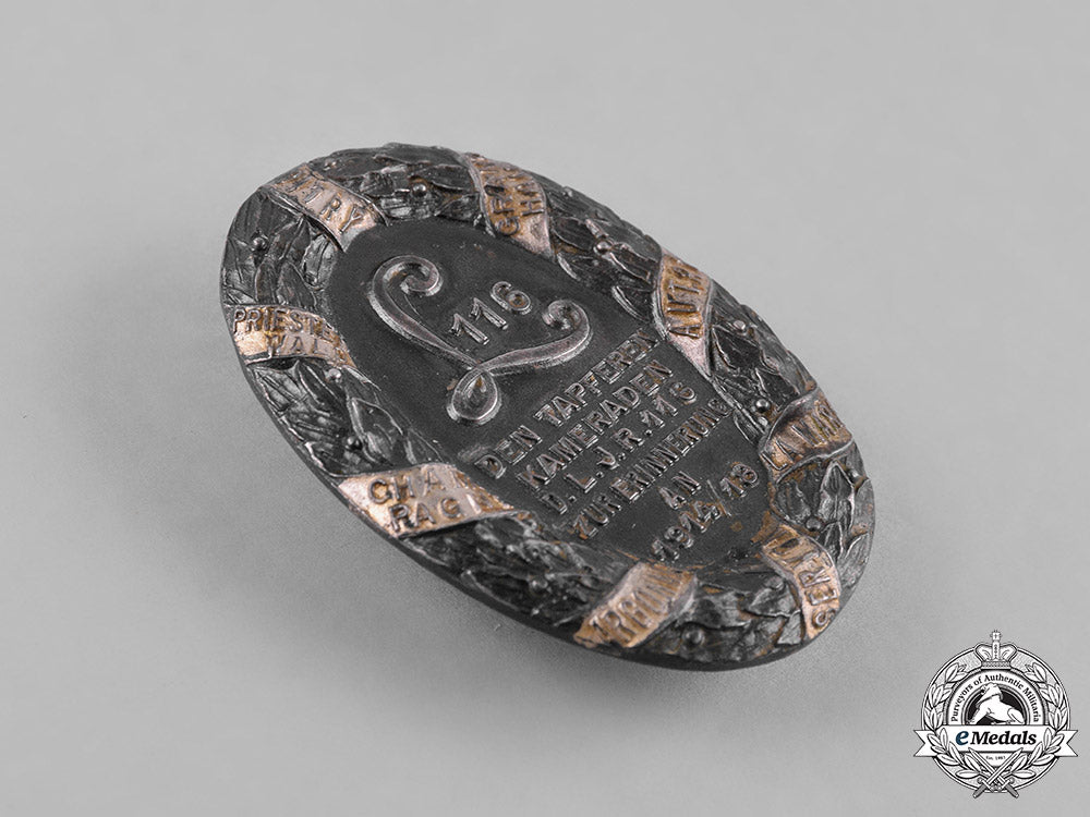 germany,_imperial._a_first_war_regimental_commemorative_badge,_c.1920_c18-051120