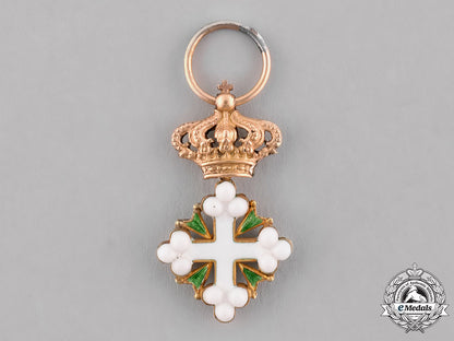 italy,_kingdom._a_miniature_order_of_st._maurice_and_st._lazarus_in_gold,._c.1890_c18-051450