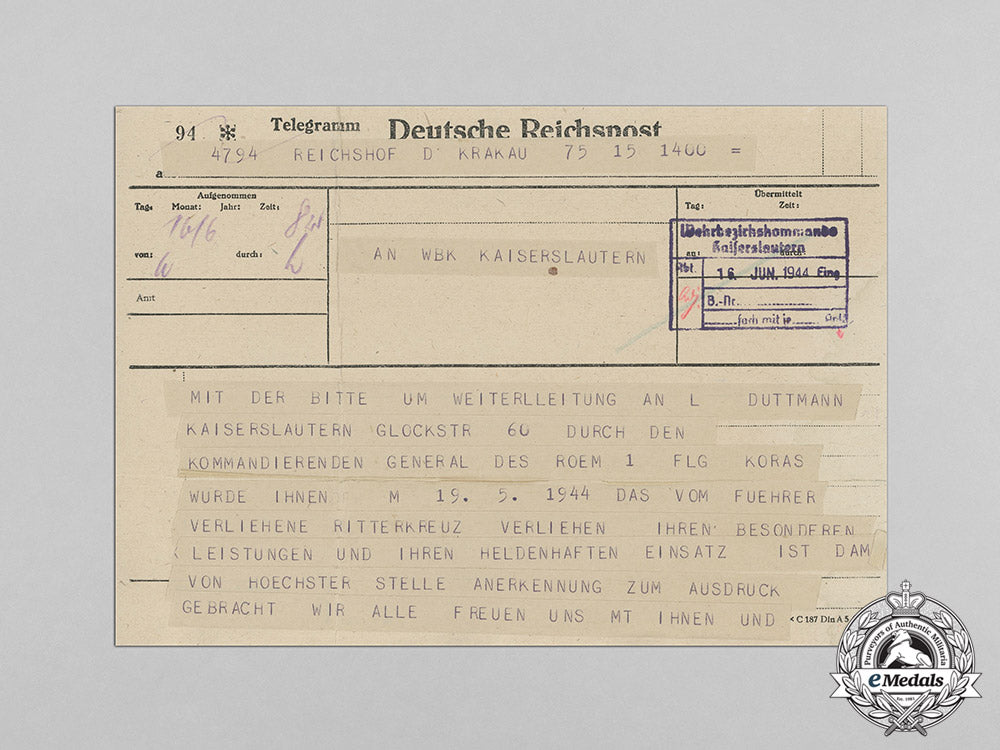 germany,_luftwaffe._an_outstanding_document_group_to_ace_leutnant_peter_düttmann,152_victories_c18-0516