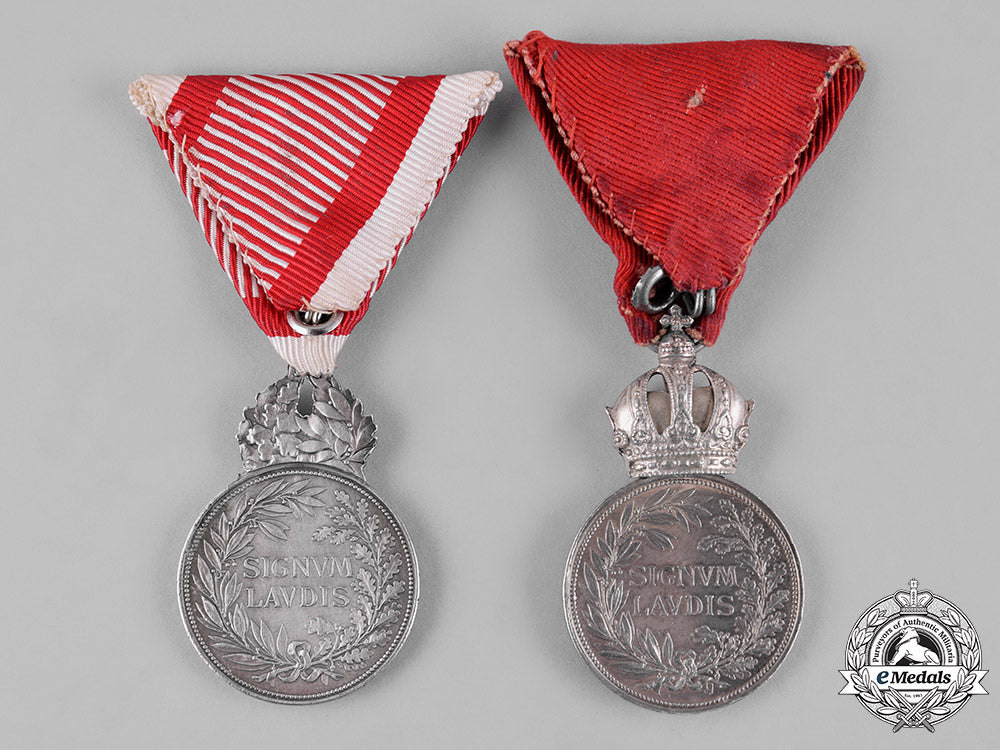austria,_imperial._a_pair_of_military_merit_medals_c18-051742