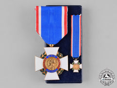 United States. An Order Of Lafayette With Miniature, C.1965
