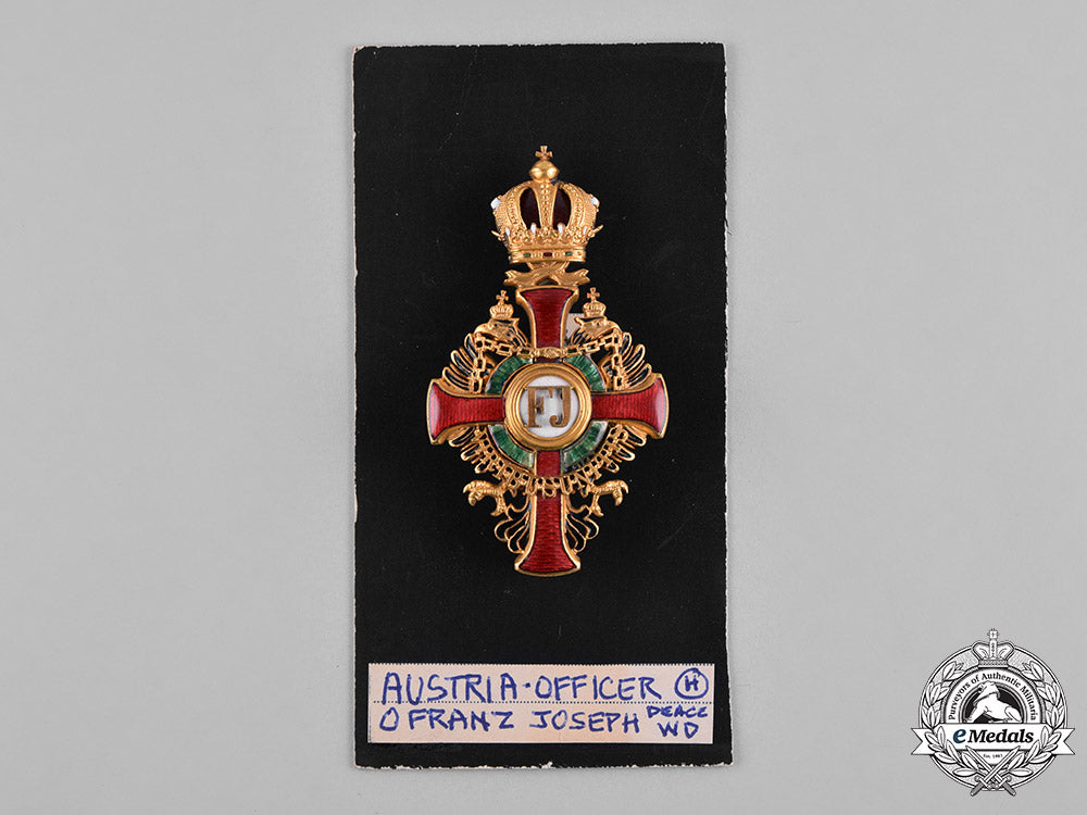 austria,_imperial._an_order_of_franz_joseph,_officer’s_cross_with_war_decoration,_by_vincenz_mayer’s_söhne,_c.1910_c18-052669
