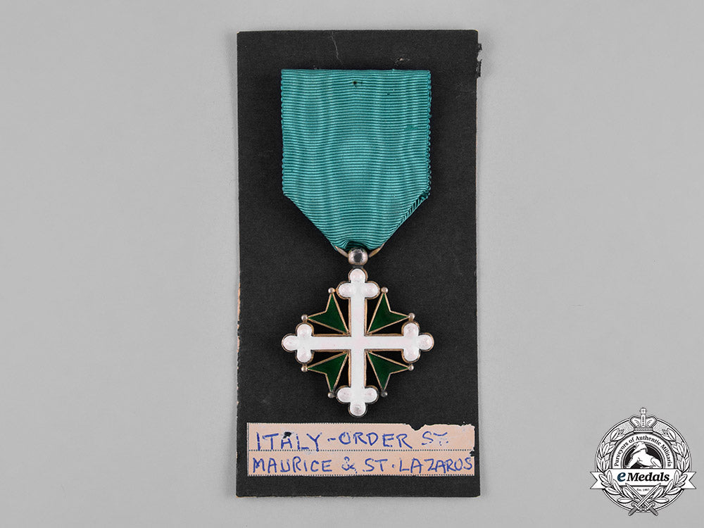 italy,_kingdom._an_order_of_st._maurice_and_st._lazarus,_v_class_knight,_c.1880_c18-052914