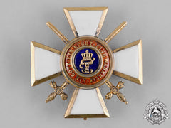 Oldenburg, Grand Duchy. A House & Merit Order Of Peter Friedrich Ludwig, Officer’s Cross With Swords, By B. Knauer, C.1914