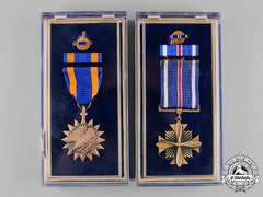 United States. Two Air Force Awards With Case, C.1950