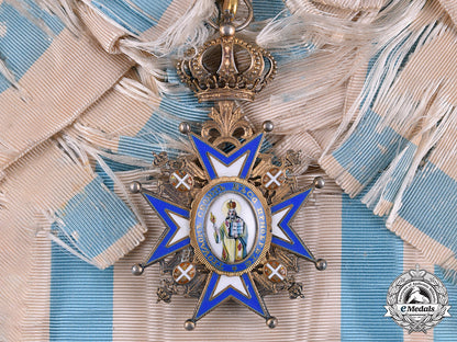 serbia,_kingdom._an_order_of_st._sava,_i_class_grand_cross,_c.1925_c18-053236