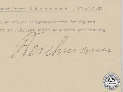 germany,_luftwaffe._an_outstanding_document_group_to_ace_leutnant_peter_düttmann,152_victories_c18-0536
