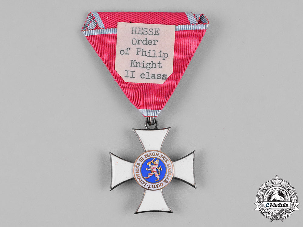 hesse-_darmstadt,_grand_duchy._an_order_of_philip_the_magnanimous,_ii_class_knight,_c.1900_c18-053685