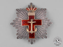 Spain, Kingdom. An Order Of Naval Merit, Red Distinction, Grand Cross Star, C.1900