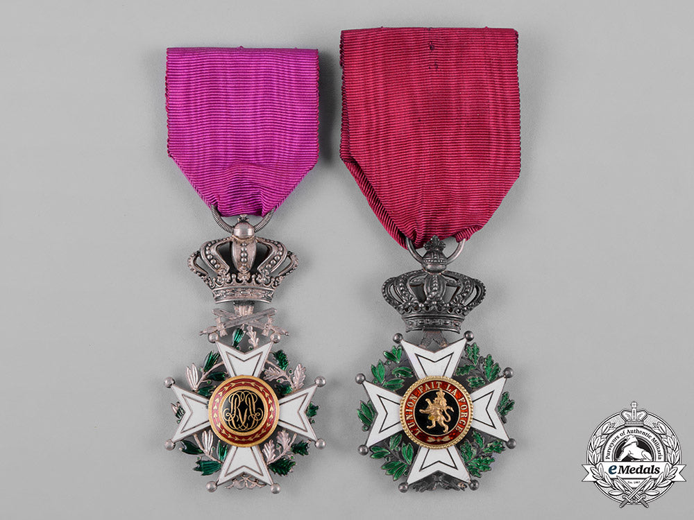 belgium,_kingdom._a_lot_of_two_order_of_leopold's_v_class_knight,_c.1920_c18-053787
