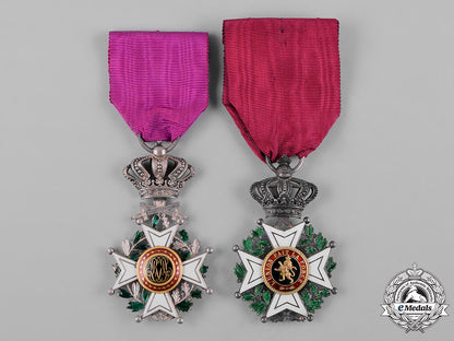 belgium,_kingdom._a_lot_of_two_order_of_leopold's_v_class_knight,_c.1920_c18-053787
