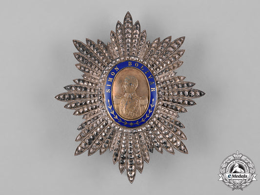 venezuela,_republic._an_order_of_the_liberator,_grand_officer's_star,_by_a._chobillon,_c.1900_c18-053973