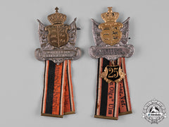 Germany, Imperial. A Pair Of Württemberg Veteran’s Association Badges