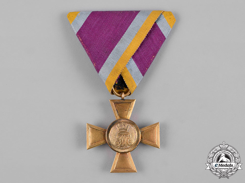 mecklenburg-_schwerin,_grand_duchy._a25-_year_military_long_service_cross_c18-054057