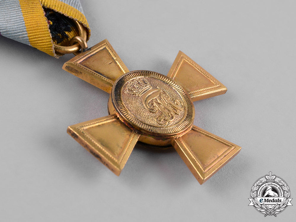 mecklenburg-_schwerin,_grand_duchy._a25-_year_military_long_service_cross_c18-054061