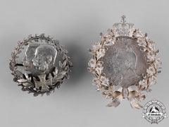 Germany, Imperial. A Pair Kaiser Wilhelm Ii Badges