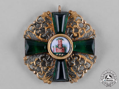 baden,_duchy._an_order_of_the_zähringer_lion,_i_class_knight_with_oak_leaves,_c.1900_c18-054072