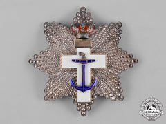 Spain, Kingdom. An Order Of Naval Merit, White Distinction, Grand Cross Star, C.1920