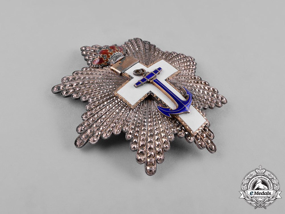 spain,_kingdom._an_order_of_naval_merit,_white_distinction,_grand_cross_star,_c.1920_c18-054079