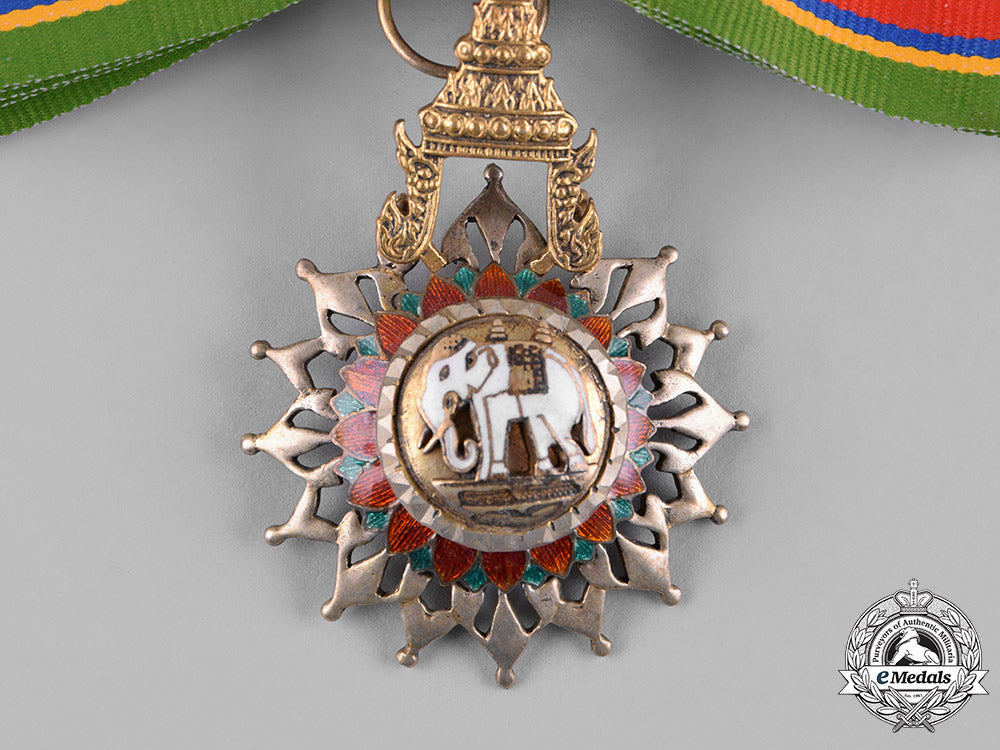 thailand,_kingdom._a_most_exalted_order_of_the_white_elephant,_iii_class_commander,_c.1935_c18-054270