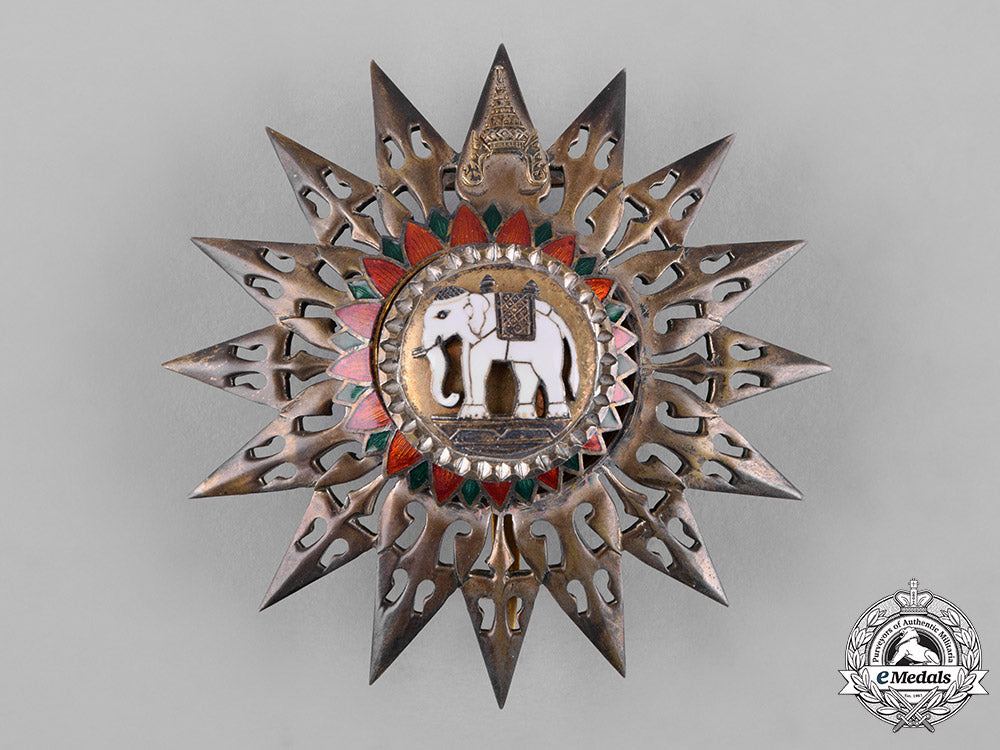 thailand,_kingdom._a_most_exalted_order_of_the_white_elephant,_iii_class_commander,_c.1935_c18-054275