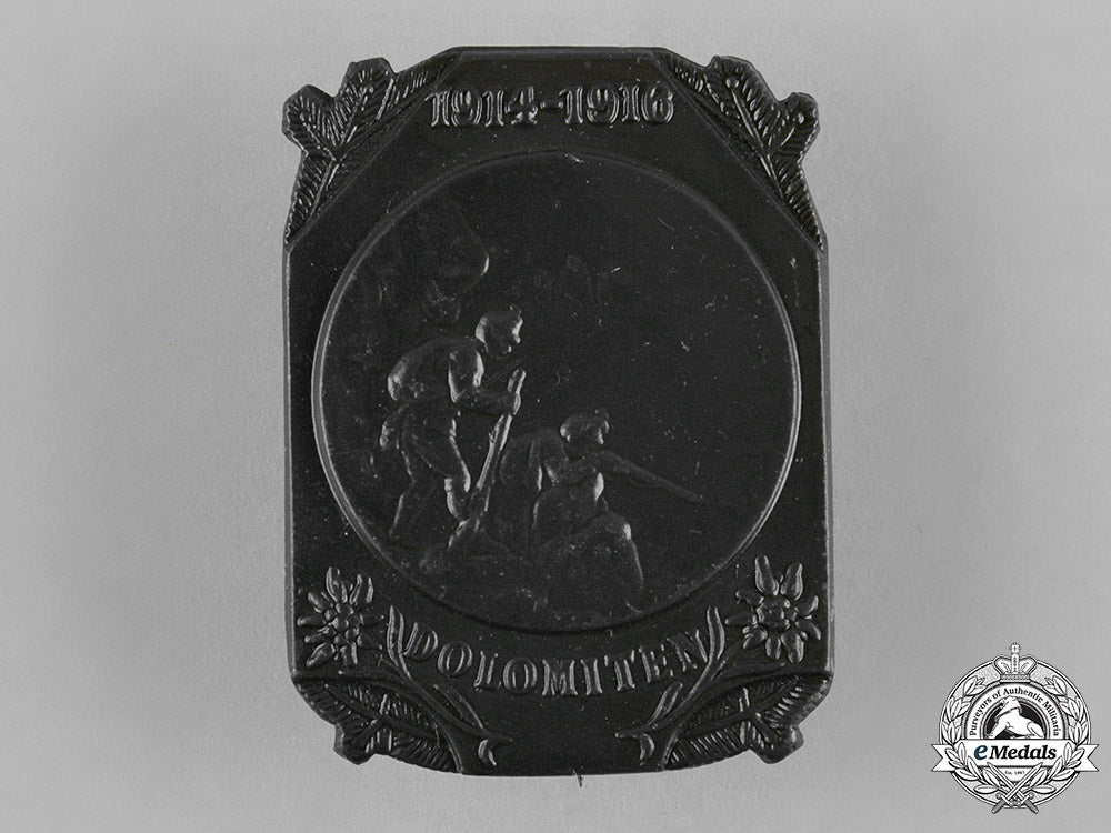 austria-_hungary,_imperial._a1914-1916_dolomites_cap_badge,_by_brüder_schneider_c18-054486