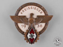 Germany, Hj. A 1938 National Trade Competition Victor’s Badge By Gustav Brehmer