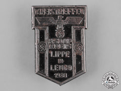 Germany, Nsdap. A 1938 Nsdap Lippe Meeting Badge