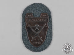 Germany, Heer. An Army Issue Demjansk Shield, 1957 Issue