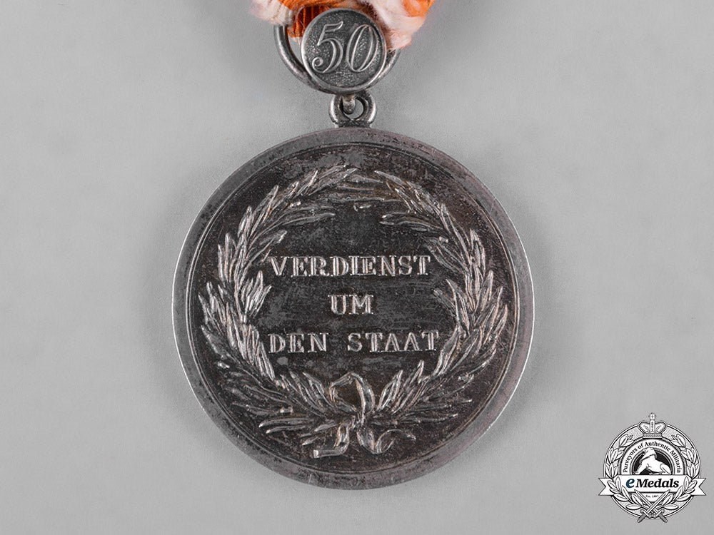 prussia,_kingdom._a_general_honour_decoration,_silver_grade,_with“50”_year_clasp_c18-055230