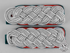 Germany, Heer. A Pair Of Heer (Army) Gebirgsjäger Major Shoulder Boards