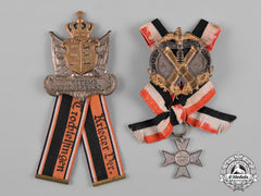 Germany, Imperial. A Pair Of Veteran Regimental Awards